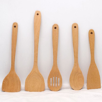 Beech tableware five piece set