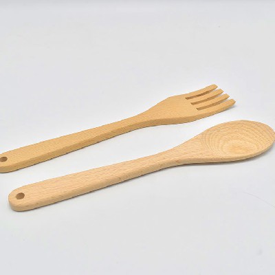 Cooking spoon fork 2-piece set