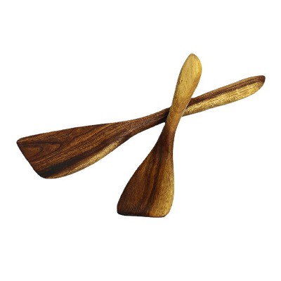 Acacia wooden shovel set