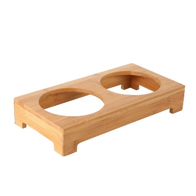 Bamboo bowl rack