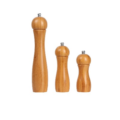 Bamboo pepper mill