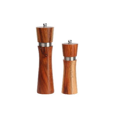 Acacia pepper mill