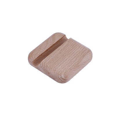 Portable mobile phone wooden support