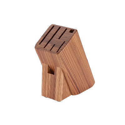 Zebra wood knife rest