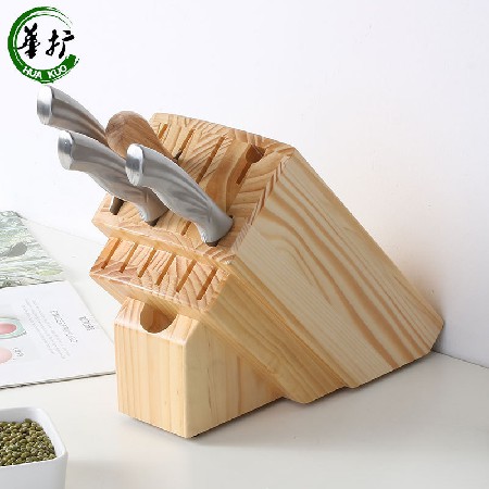 Wooden knife holder