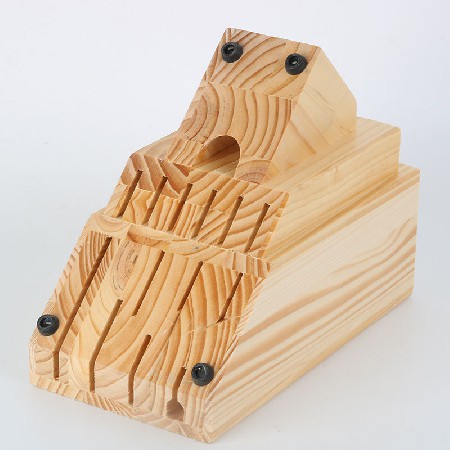 Wooden knife holder