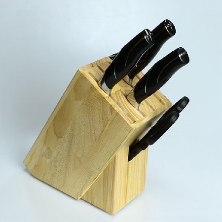 Rubber wood solid wood knife base