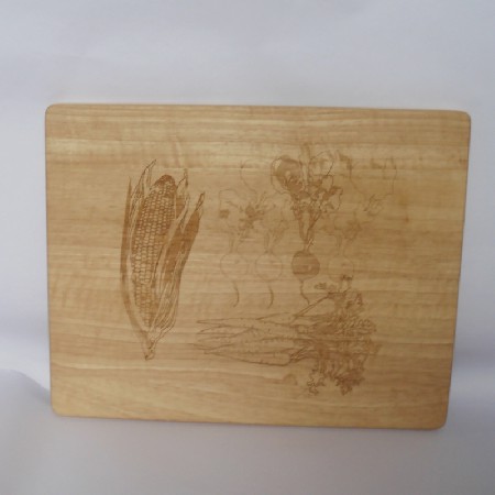 Kitchen square wooden cutting board