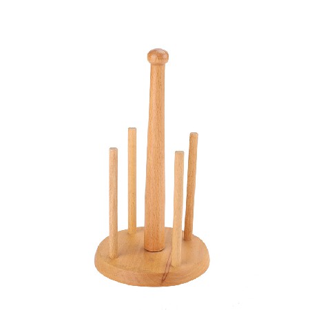 Rubber wood cup holder