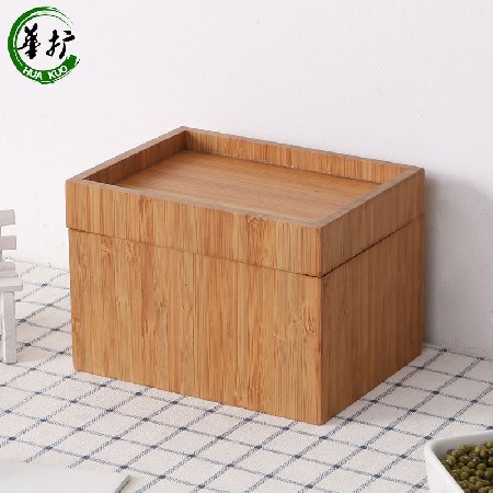 Bamboo storage box