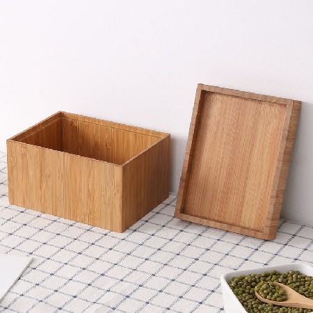 Bamboo storage box