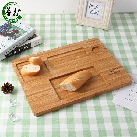 Bamboo pallet cutting board for storage