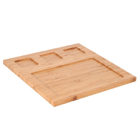 Dual purpose storage tray and cutting board