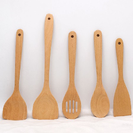 Beech tableware five piece set