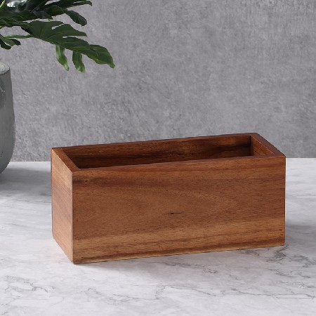 Acacia storage box