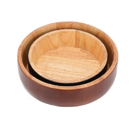 Rubber wooden bowl