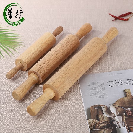 Rubber wood rolling pin