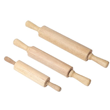 Rubber wood rolling pin