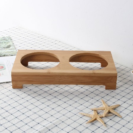 Bamboo bowl rack