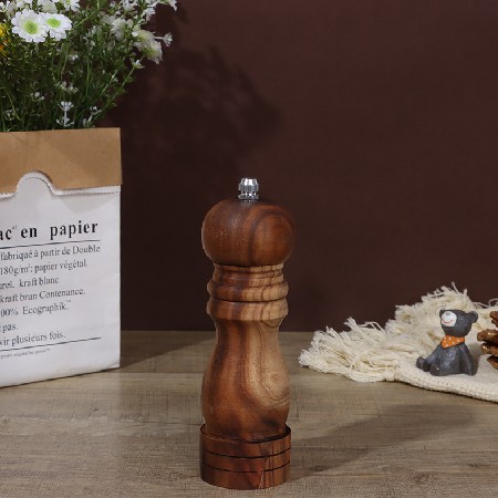 Acacia pepper mill