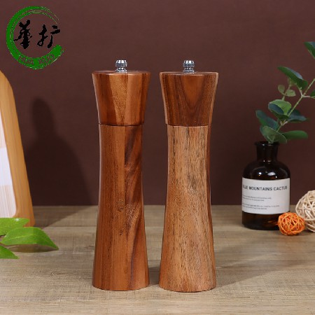 Acacia pepper mill