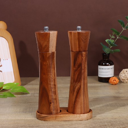 Acacia pepper mill