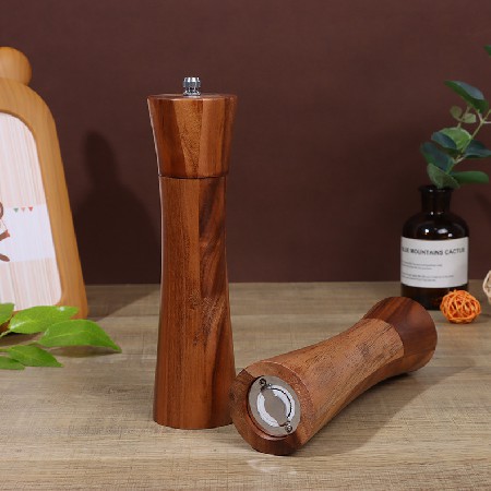 Acacia pepper mill