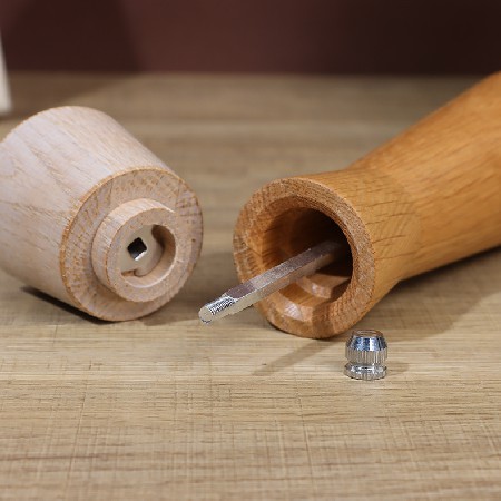 Ash wood pepper mill