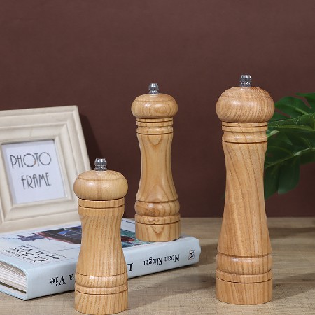 Oak pepper mill